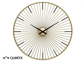 שעון קיר זהב דגם פסנטר 00230 | המבורגר ברוס