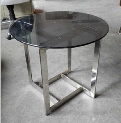 זכוכית שקופה מחוסמת שלד נירוסטה דגם 3999 | המבורגר ברוס