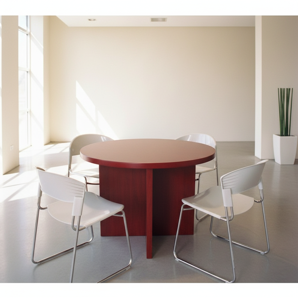 דגם שולחן ישיבות קוטר 105