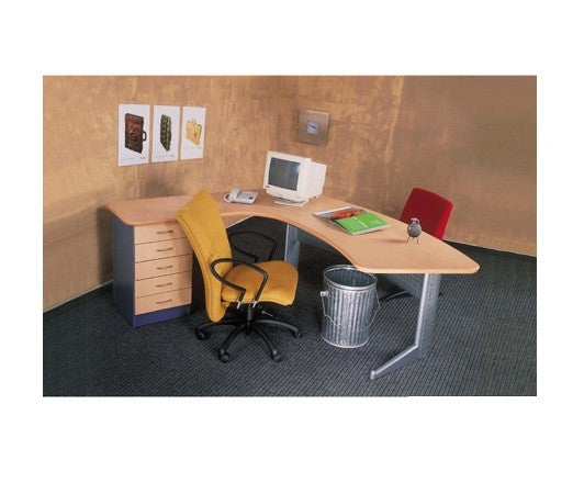 דגם שולחן מנהל כולל שלוחה ומגירות 1145 | המבורגר ברוס