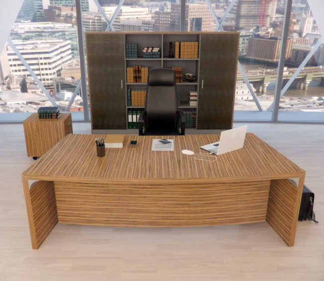 דגם שולחן מנהל ציפוי פורניר אמיתי לידור ג | המבורגר ברוס