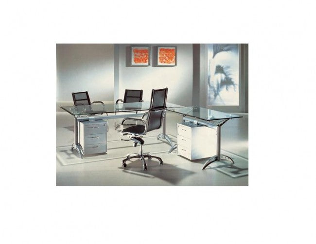 דגם שולחן מנהלים מזכוכית | המבורגר ברוס