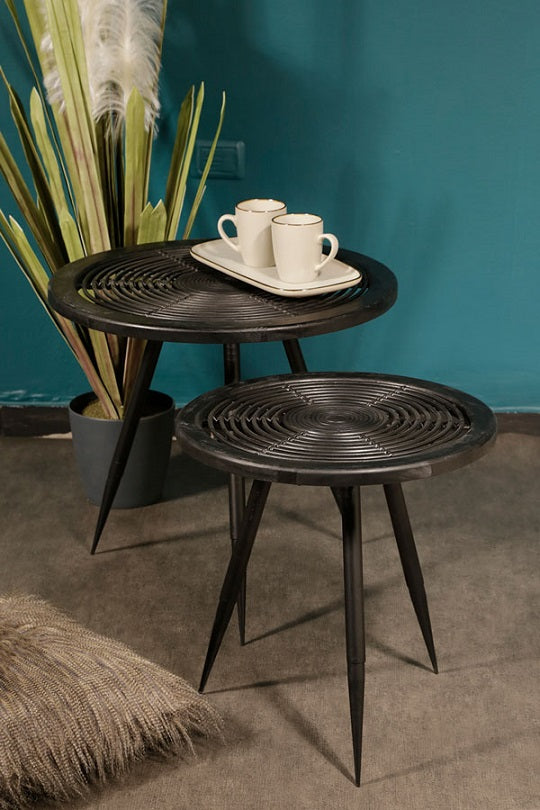 זוג שולחנות במבוק + פירזול 8364 | המבורגר ברוס