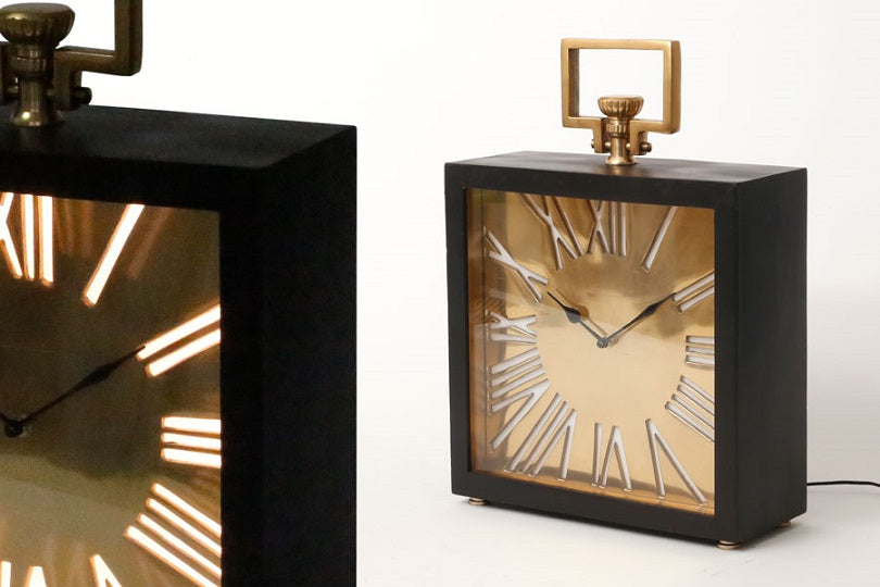 שעון שולחני עם תאורה 88757 | המבורגר ברוס