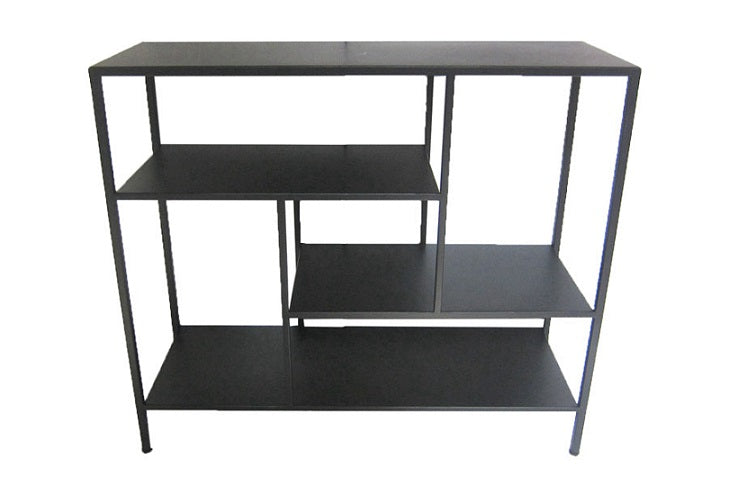 קונסולה מעמד מתכת שחור מט 66552 | המבורגר ברוס