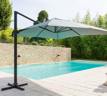 דגם שמשייה מאלומיניום עם רגל צד 4x3 דגם 7747 | המבורגר ברוס