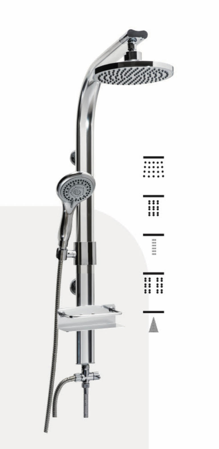 AXE ברז למקלחת דגם | המבורגר ברוס