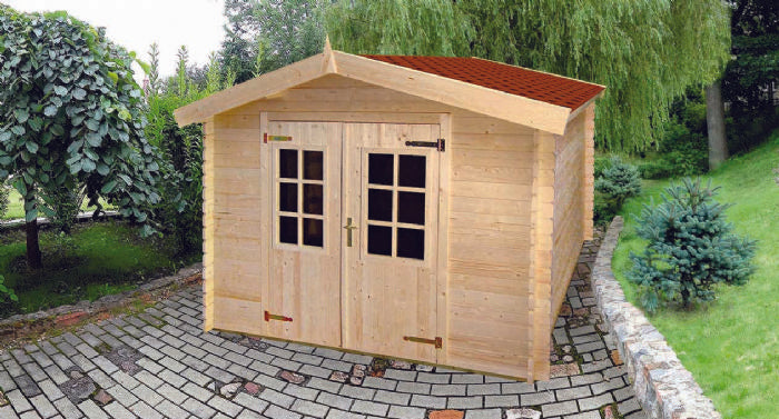 מחסן עץ איכותי מיוצר באירופה מעץ 430x280 ס"מ. Spruce | המבורגר ברוס