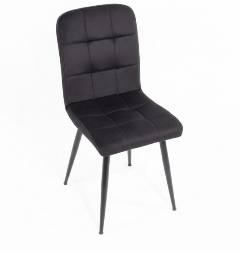 כיסא יורי מרופד רגל ברזל | המבורגר ברוס