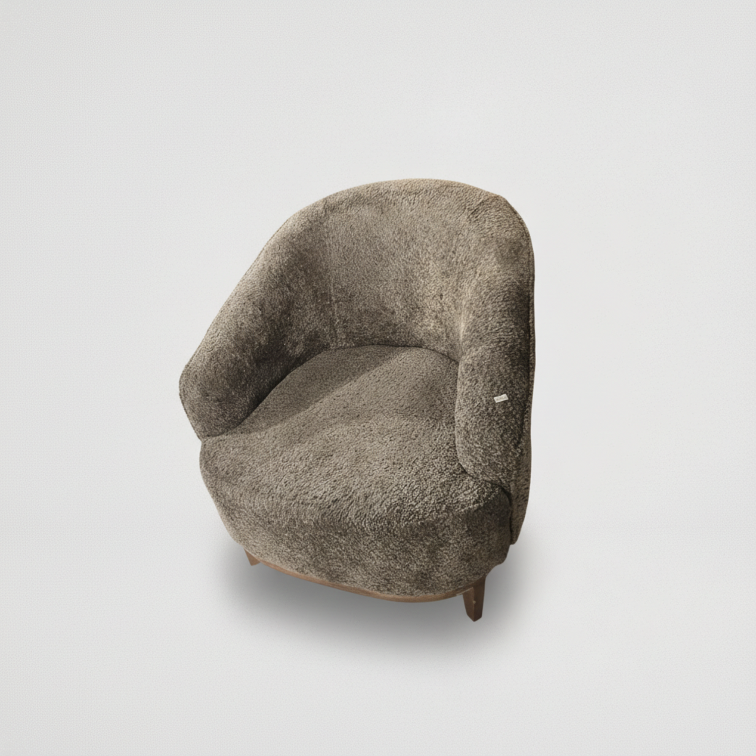 כורסת יחיד גוון אפור כהה מתצוגה