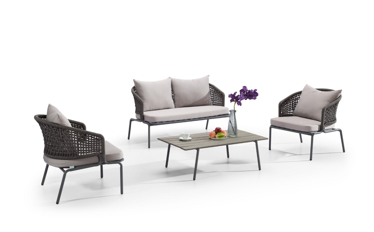 סט ראטן דו מושבי 7790 | המבורגר ברוס