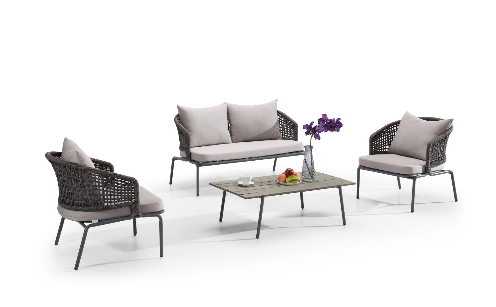 סט ראטן דו מושבי 7790 | המבורגר ברוס