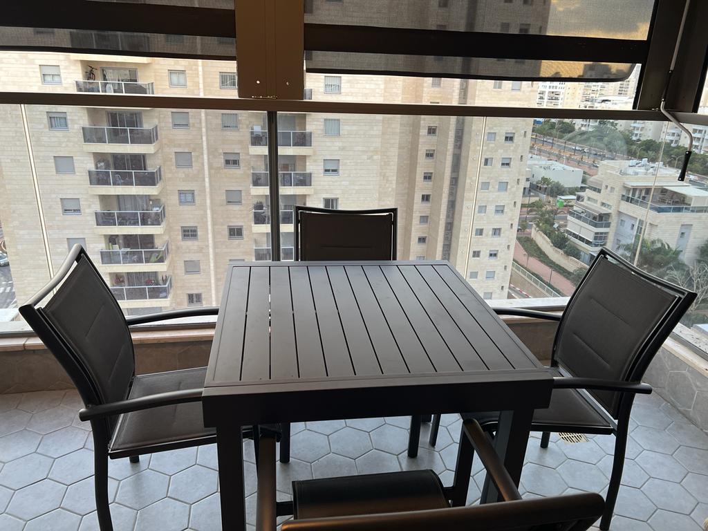 שולחן גינה נפתח 100% אלומיניום 90*90