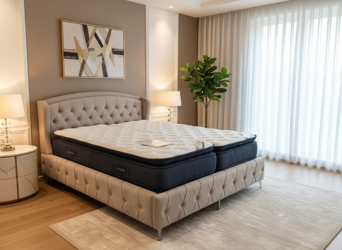 מיטה זוגית יהודית מתצוגה