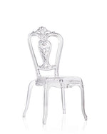 כיסא אולמות אירועים שקוף זכוכית 904 | המבורגר ברוס