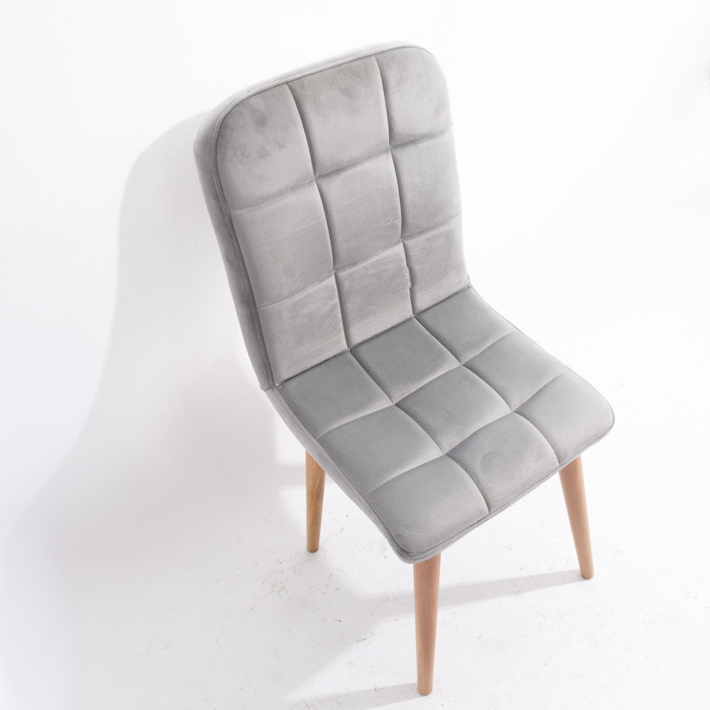 כיסא יותם מרופד רגלי עץ | המבורגר ברוס