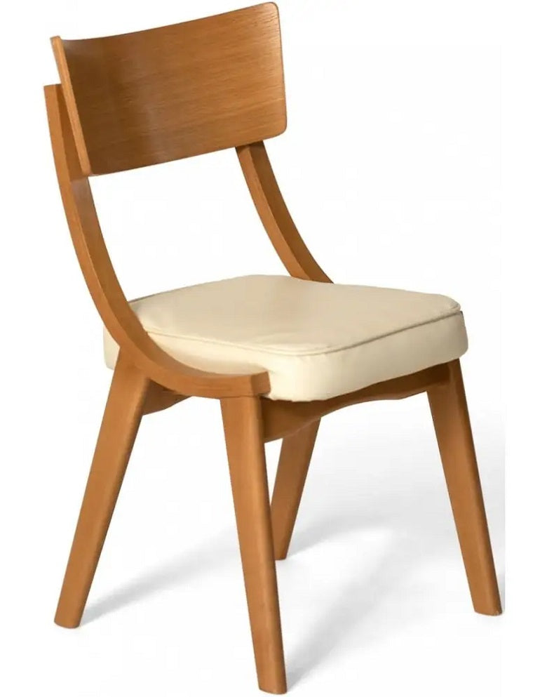 כיסא מודרני מעץ מלא דגם 1136 | המבורגר ברוס