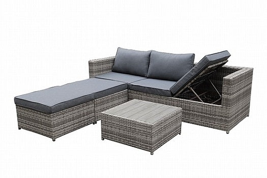 ספה ראטן מודולרית מתכווננת 3022 | המבורגר ברוס