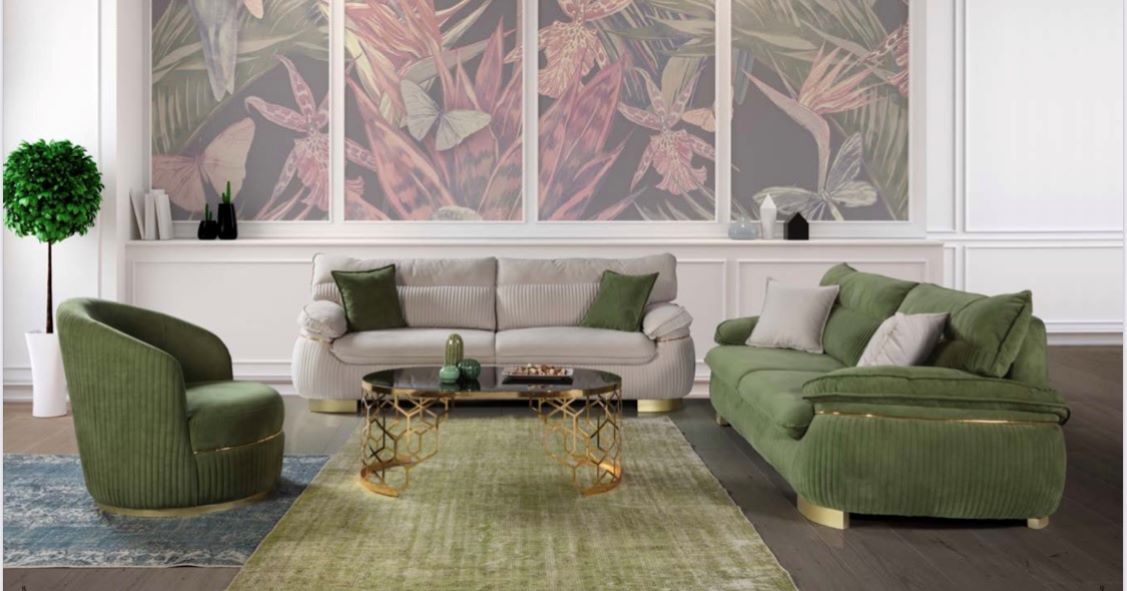 ספה תלת מושבית דגם קוקוס 159043 | המבורגר ברוס