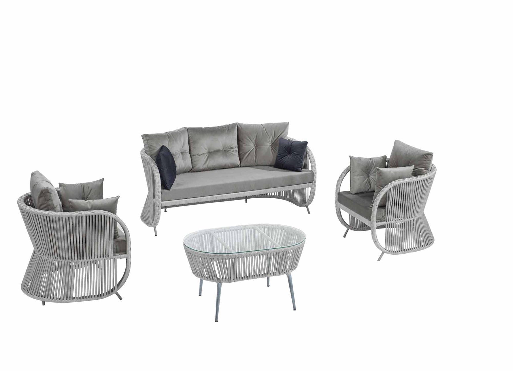 מערכת ריהוט גן ראטן 00101 | המבורגר ברוס