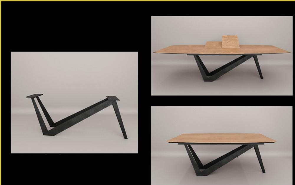 שולחן לפינת אוכל נפתח מלבני 8879785 | המבורגר ברוס