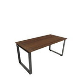 שולחן משרדי 70×160 פלטה עץ 28 ממ+רגלי חלון | המבורגר ברוס