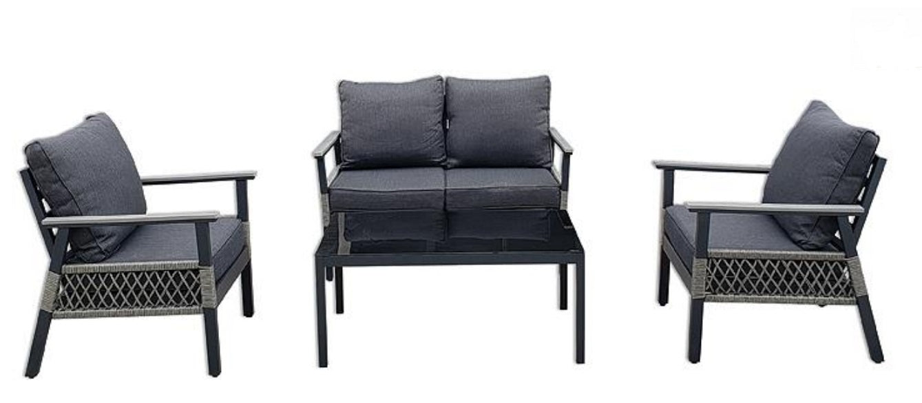 סט גינה דו מושבי אלגנטי ויוקרתי 6655 | המבורגר ברוס