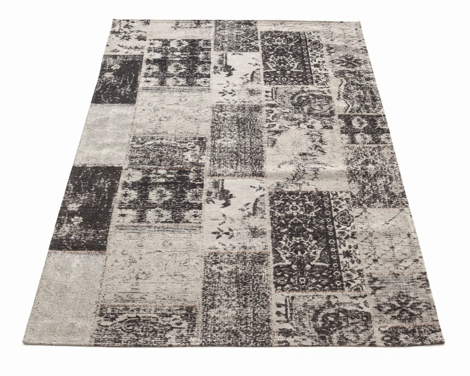 שטיח לסלון פטרה שחור 280X350 כותנה | המבורגר ברוס