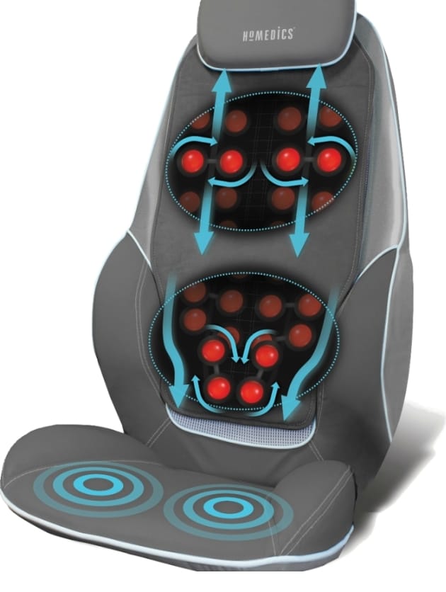 מכשיר עיסוי שיאצו מקס לגב CBS-1800 | המבורגר ברוס