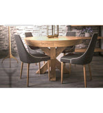 שולחן קוטר 130 נפתח עוד 80 סנטימטר | המבורגר ברוס