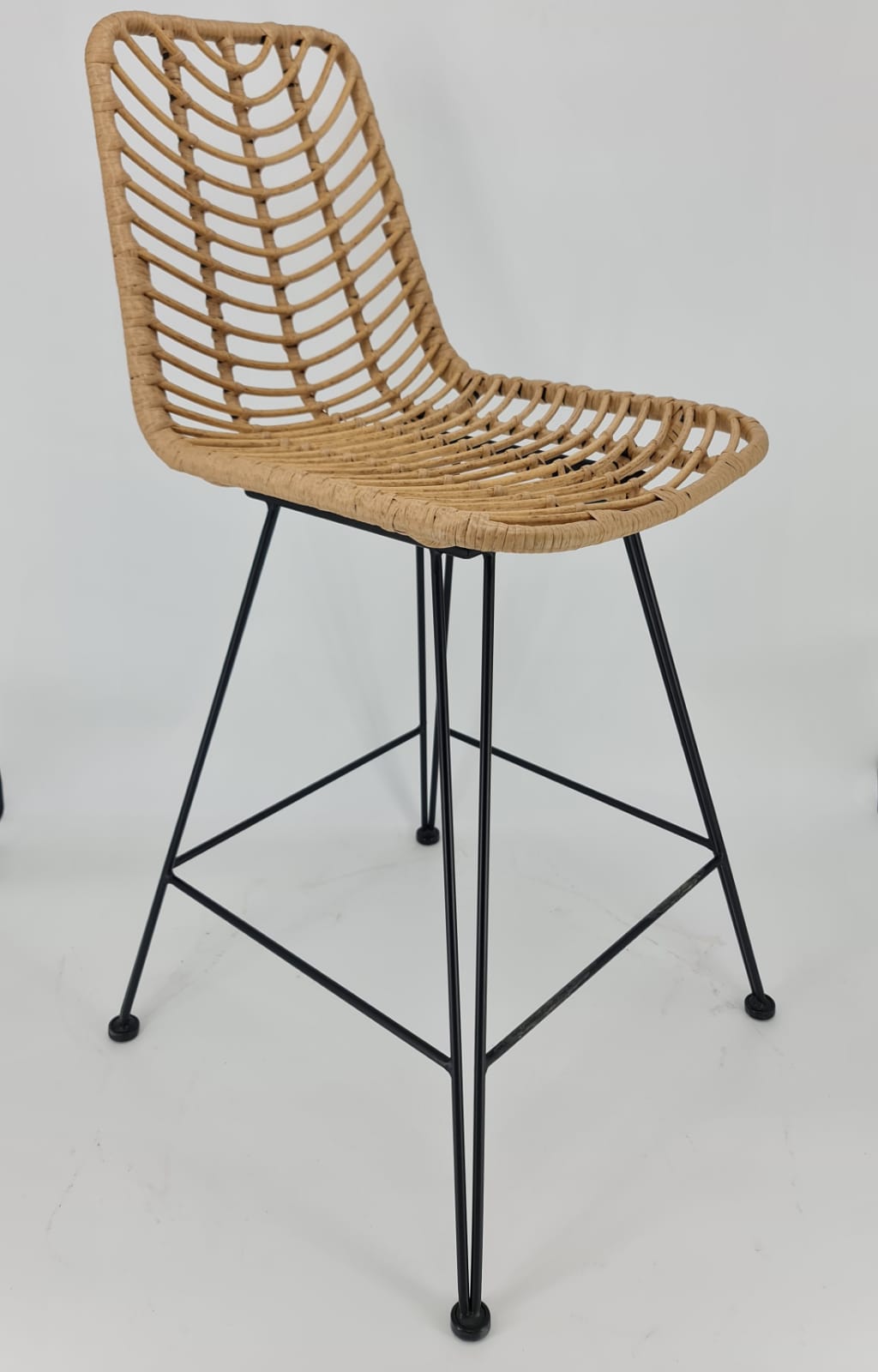 כסא בר מעוצב דמוי ראטן דגם 1122 | המבורגר ברוס