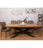 שולחן 2 מטר על מטר נפתח לעוד מטר 356677 | המבורגר ברוס