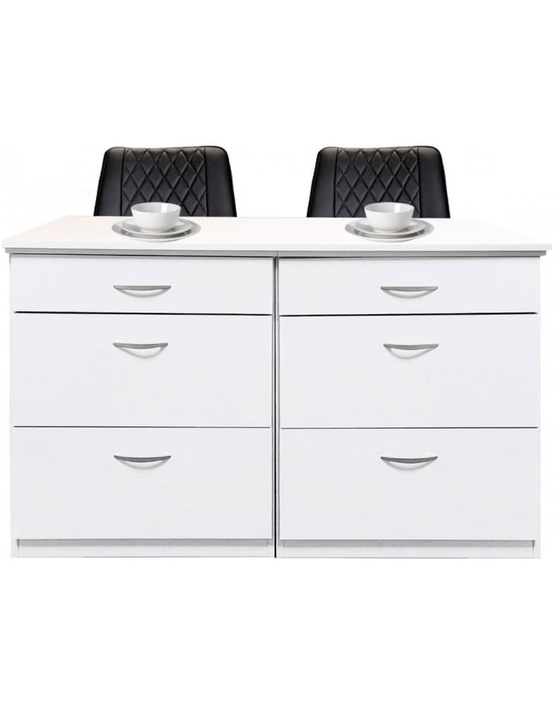 אי למטבח על גלגלים עם מגירות מדלן 695 | המבורגר ברוס