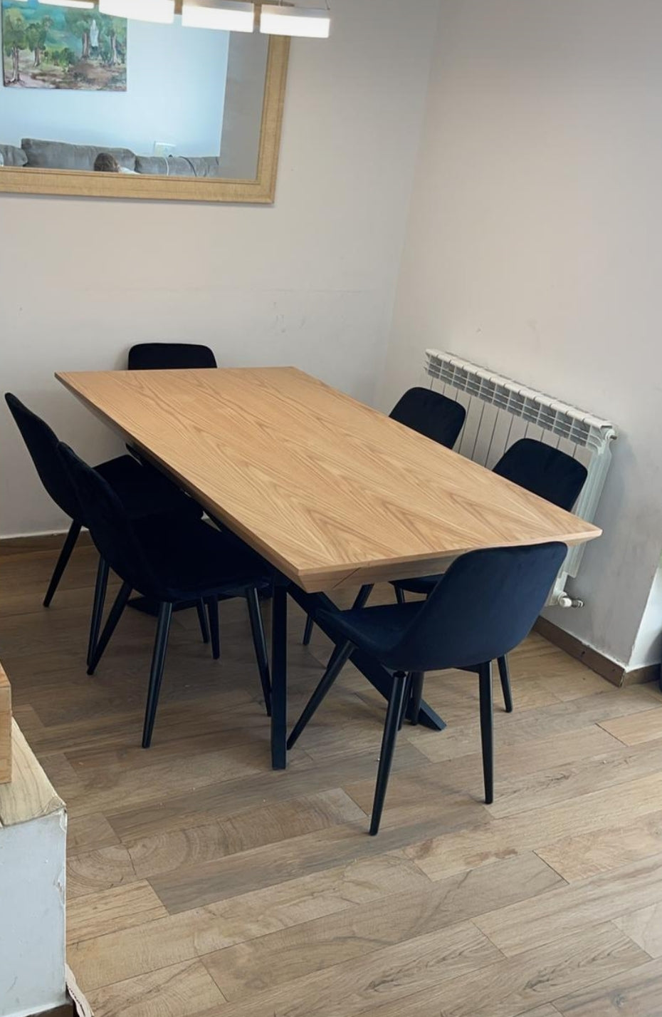 שולחן לפינת אוכל נפתח + 6 כיסאות 44541 | המבורגר ברוס