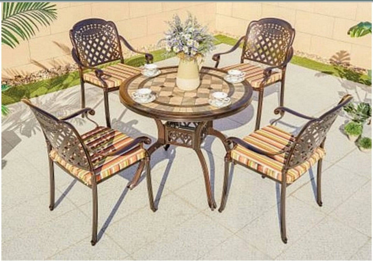 פינת אוכל לגינה יפה ואלגנטית 6651 | המבורגר ברוס