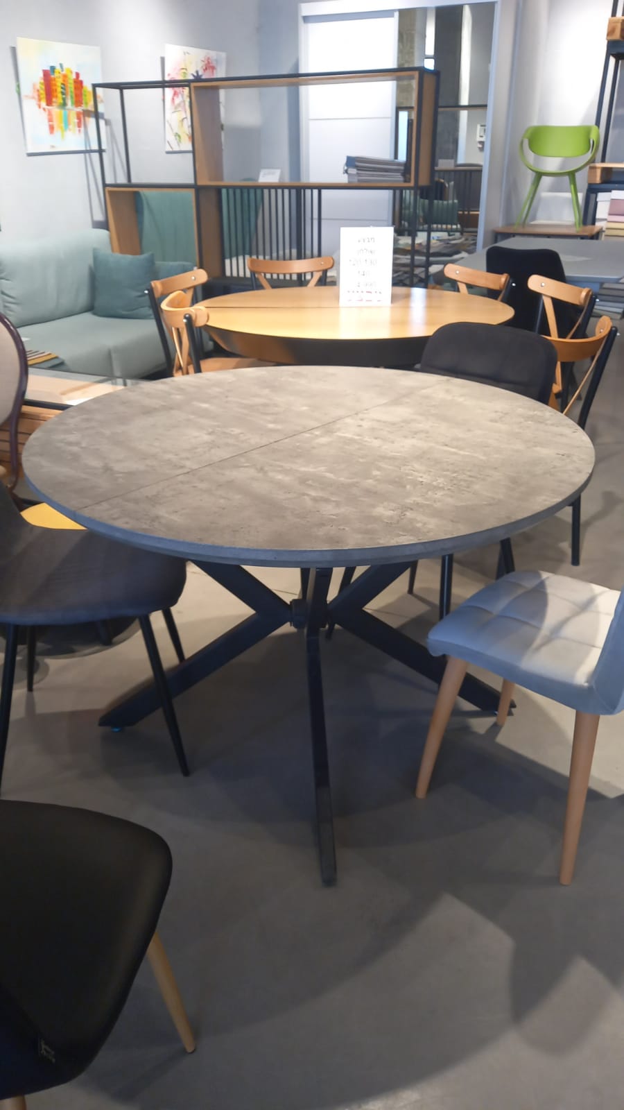 שולחן עגול נפתח דגם נקין | המבורגר ברוס