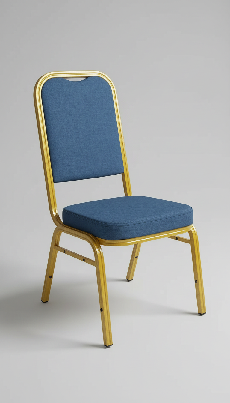 כסא אולמות אירועים טורקיז אלומיניום