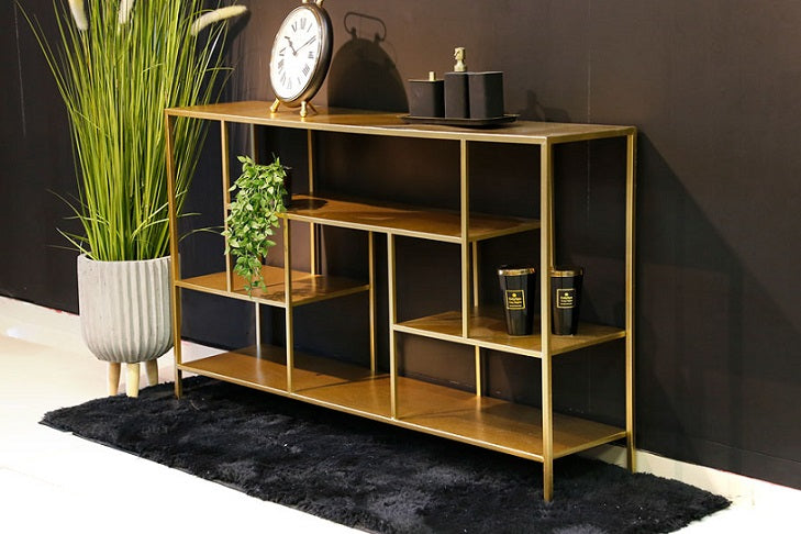 קונסולה מעמד מתכת שחור מט888 | המבורגר ברוס