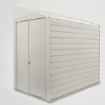 מחסן גינה צר, ממתכת לבנה 5480