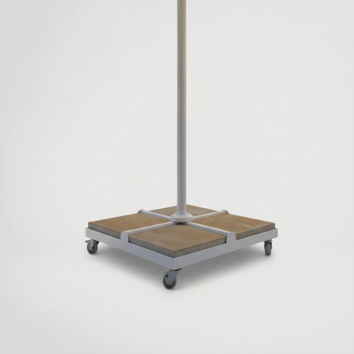 בסיס צלב לשמשייה עם גלגלים 334