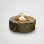 שולחן אש גז דמוי מסלעה