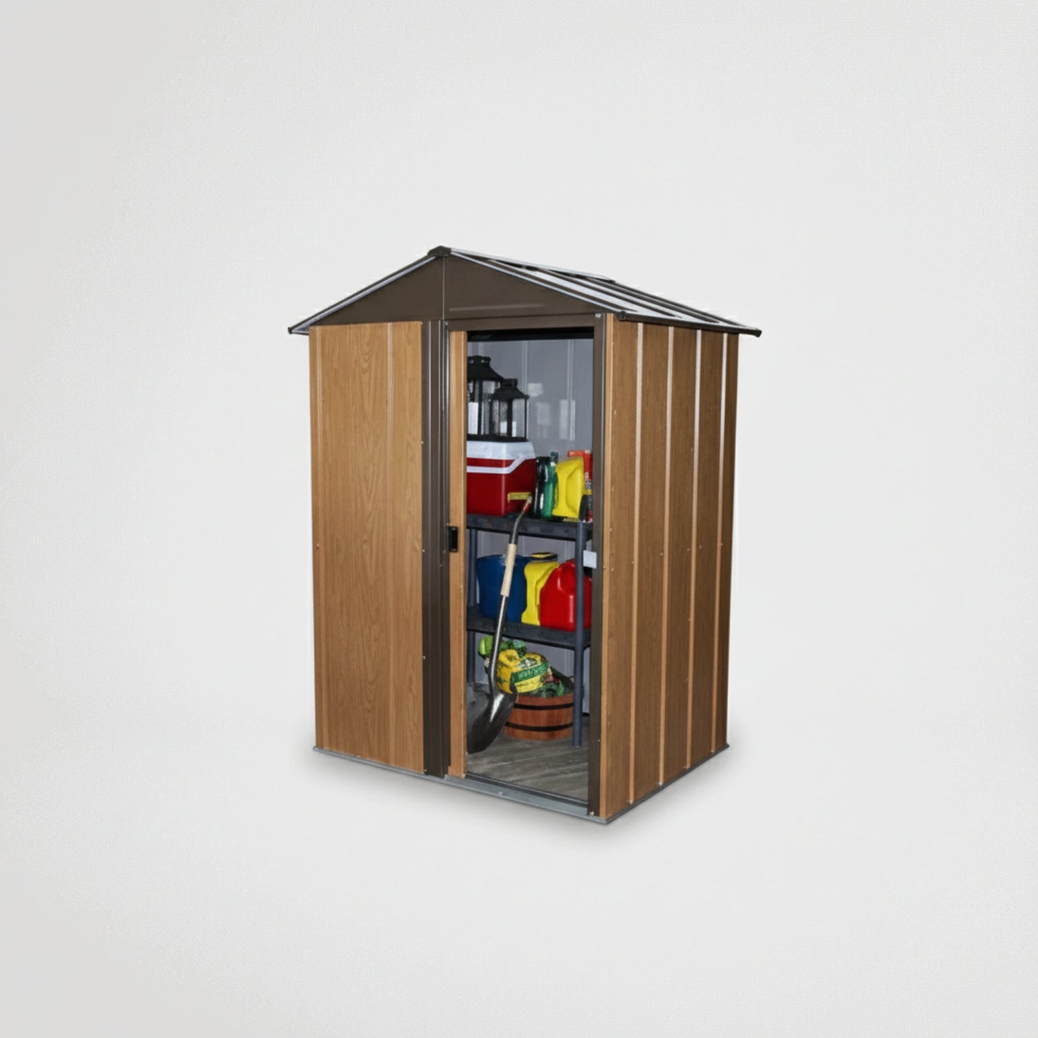 מחסן גינה ממתכת דמוי עץ 2225