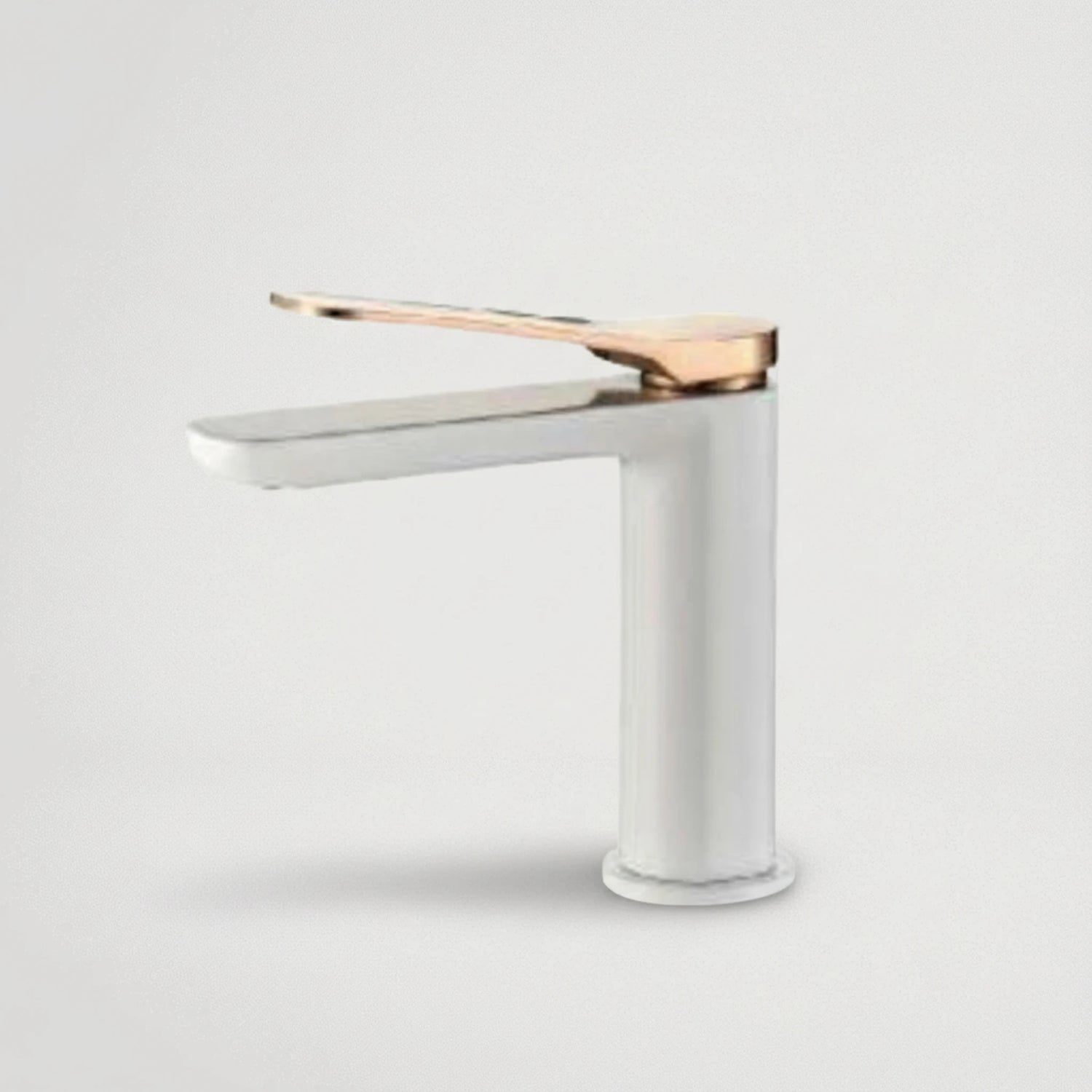 ברז פרח לבן + זהב