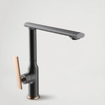 ברז פרח שחור יד מלבנית ברונזה