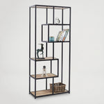 כוננית מדפים  שילוב מתכת ועץ 80170