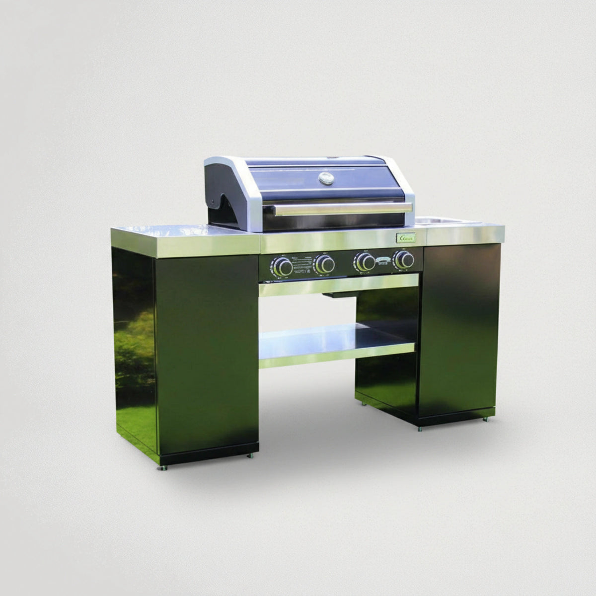 מטבח גינה 4 מבערים דגם 2000