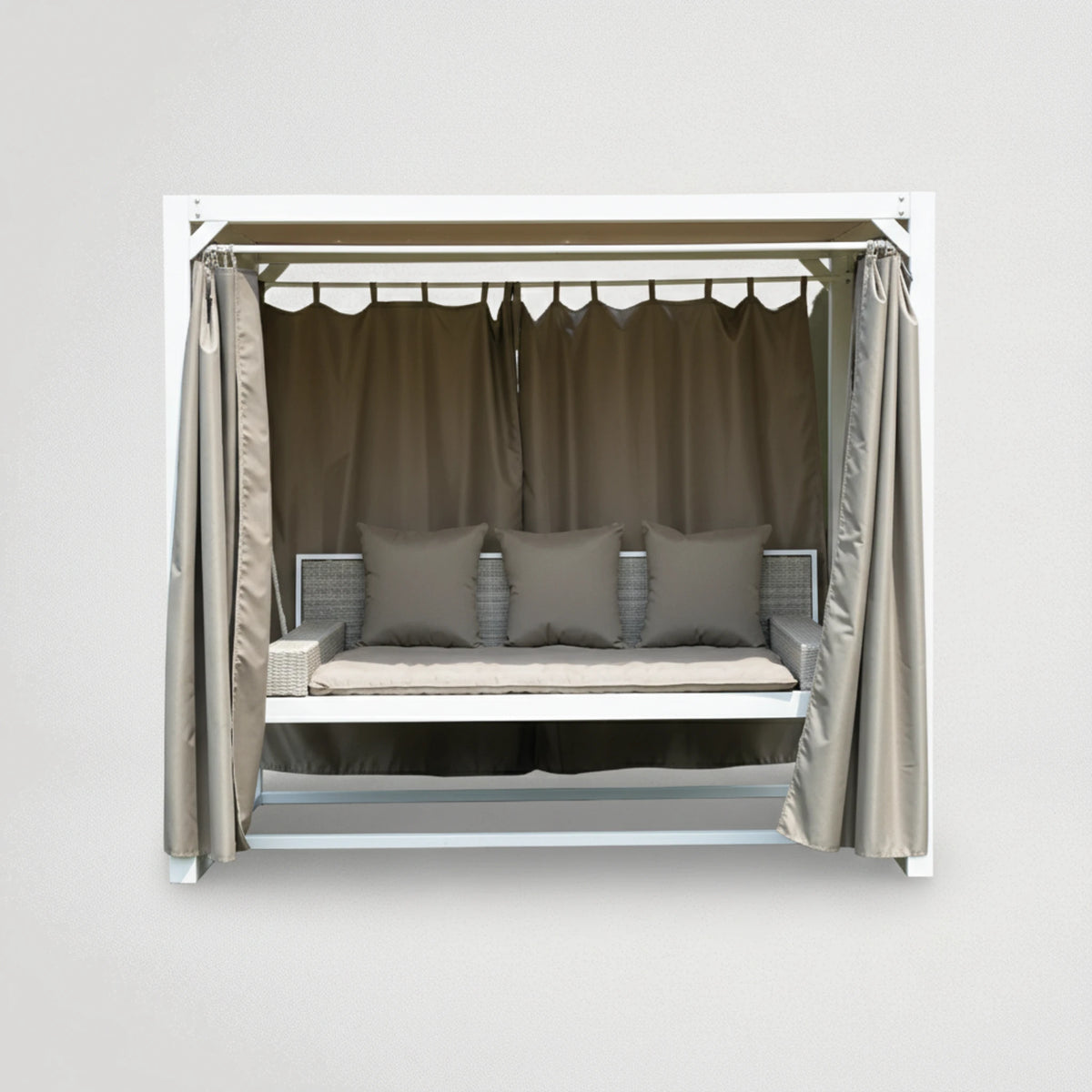 נדנדת גזיבו כולל מיטה ווילונות 55899