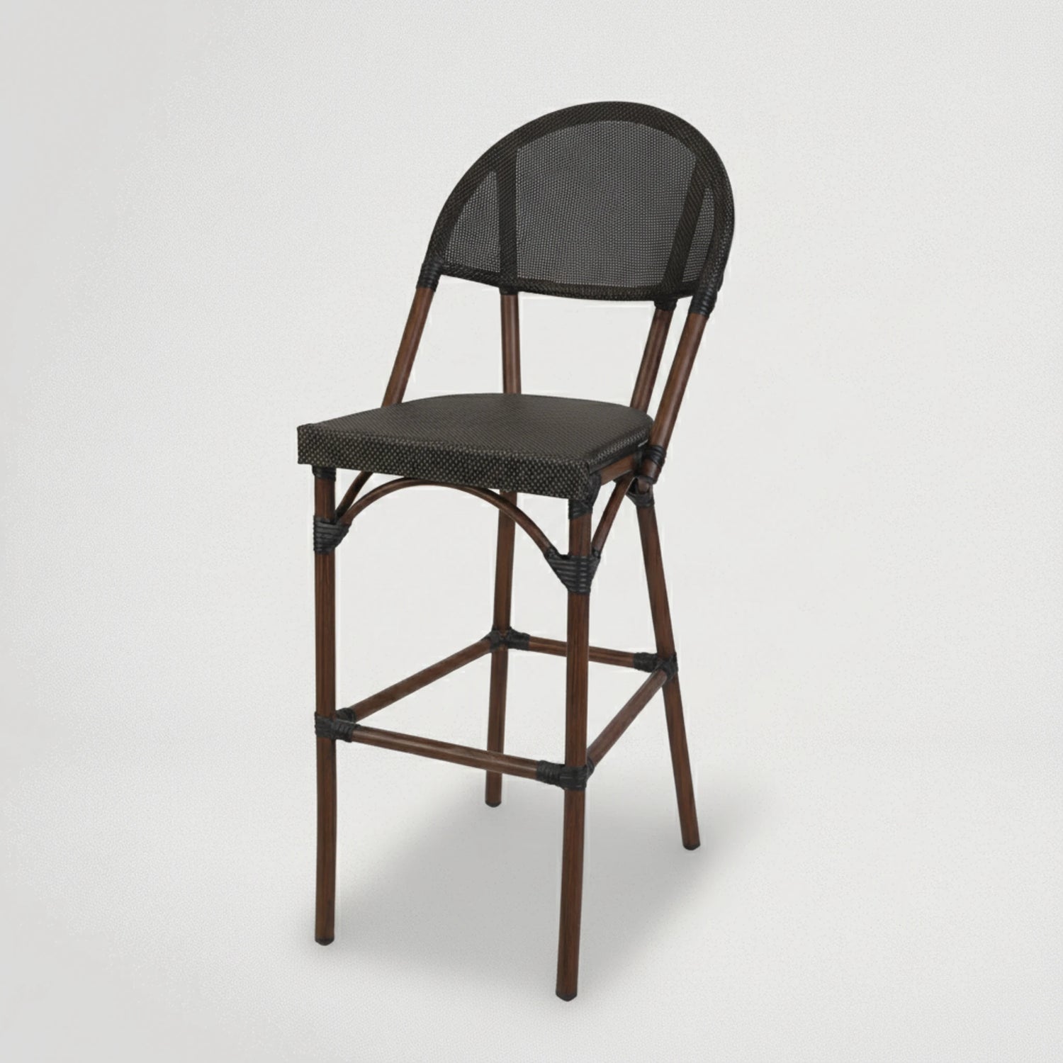 כיסא בר אלומיניום מתאים לתנאי חוץ 22