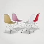 כסא פלסטיק שלוב ניקל לפינת אוכל 456345345