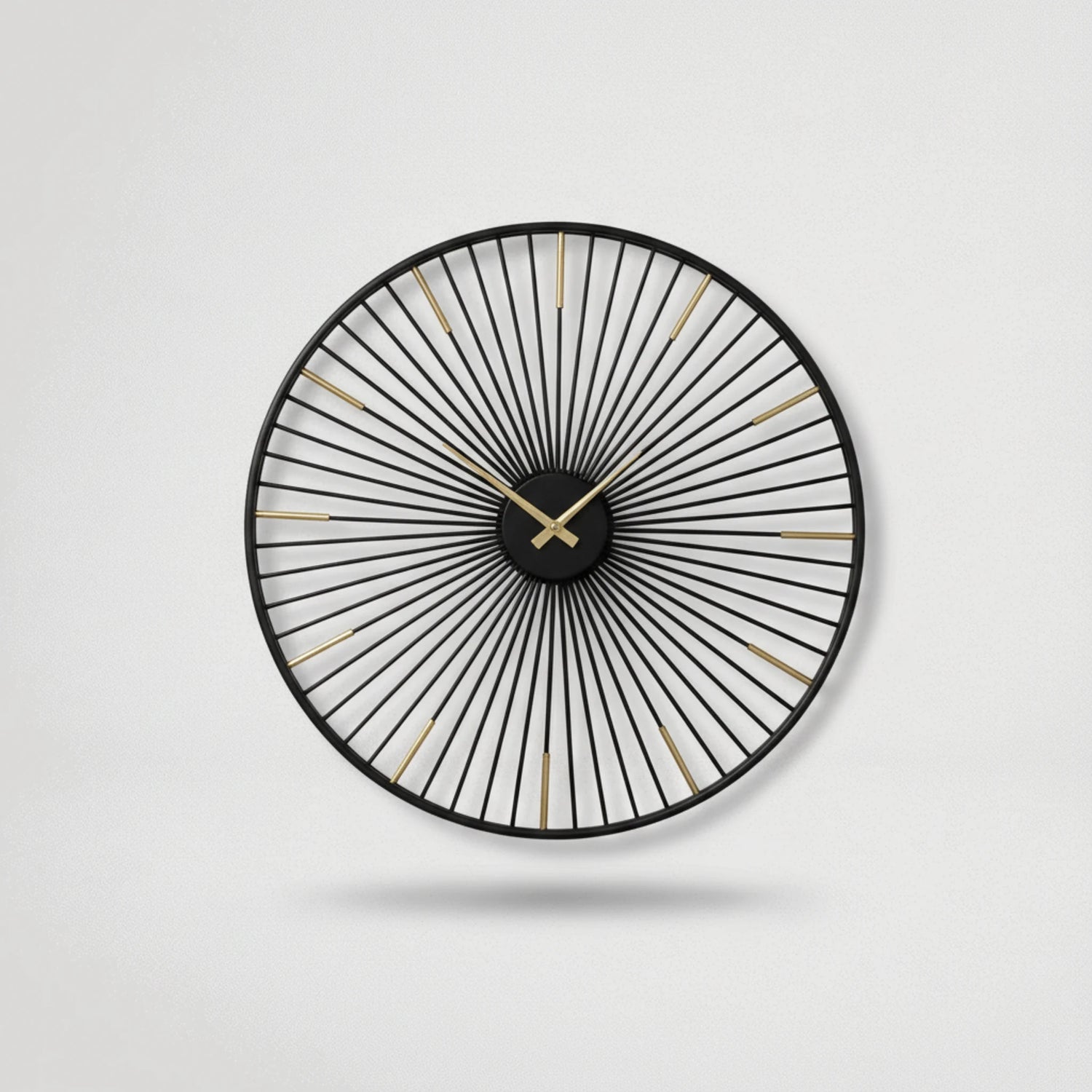 שעון מתכת שחור 642